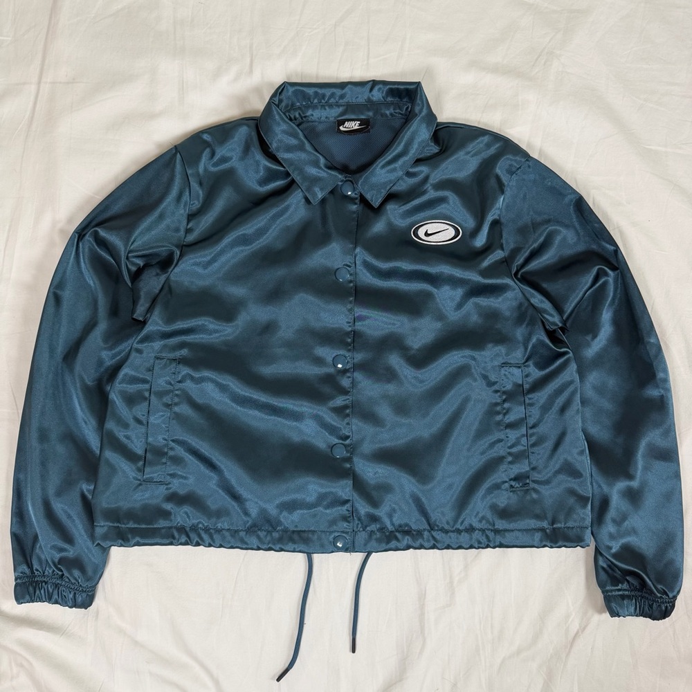 Nike Women’s Satin Embroidered Track Jacket Small